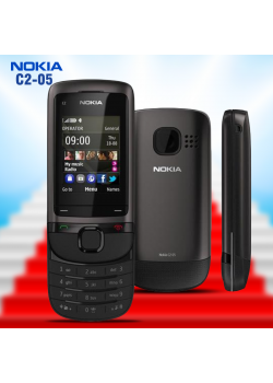 Nokia C2-05 Touch and Type, Black